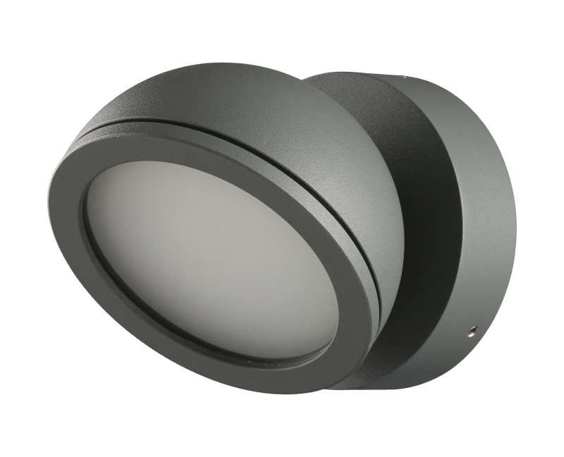 Wall Lamp, 9W LED, IP54, Anthracite